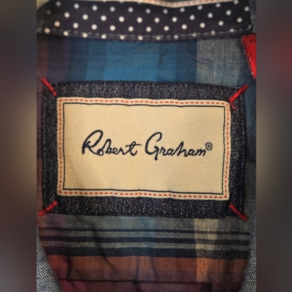 Robert Graham Mens Shirt - Picture 6 of 9